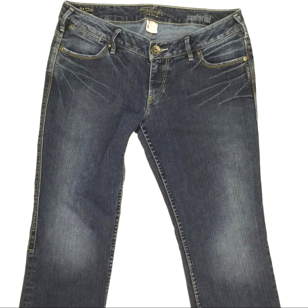 Silver Women's Jeans Size13 W32" x L32" Blue